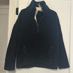 JCrew Sherpa quarter zip
